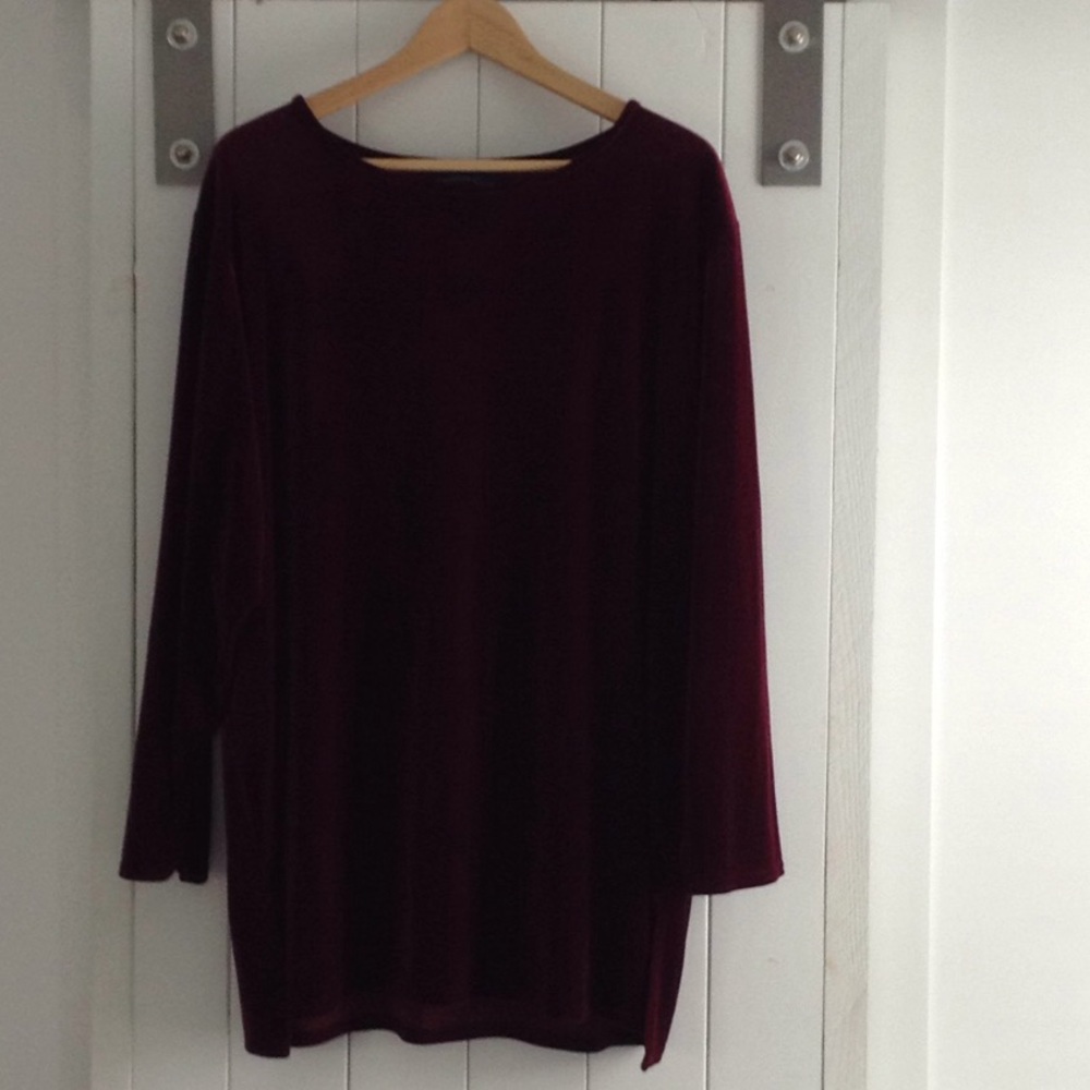 Charter club velvet top